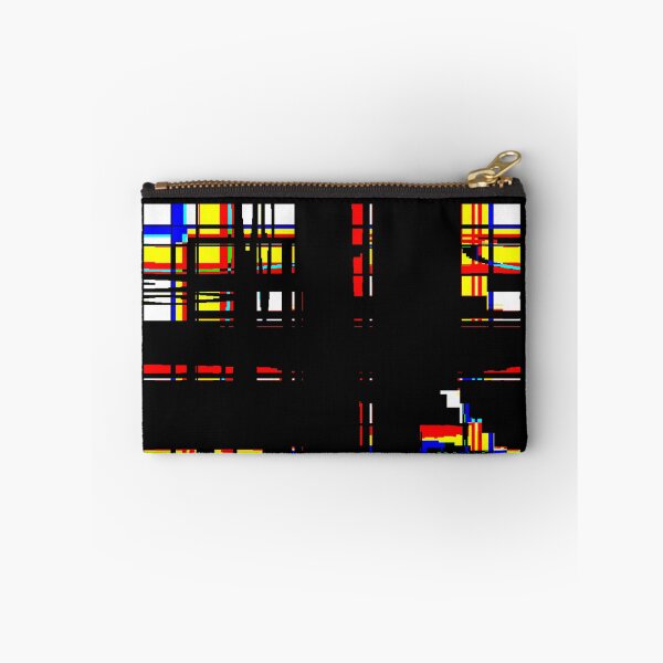 Item preview, Dark Glitch - Black Color Geometic Abstraction designed and sold by MusicArtAndGrind.