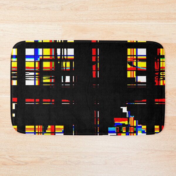 Item preview, Dark Glitch - Black Color Geometic Abstraction designed and sold by MusicArtAndGrind.
