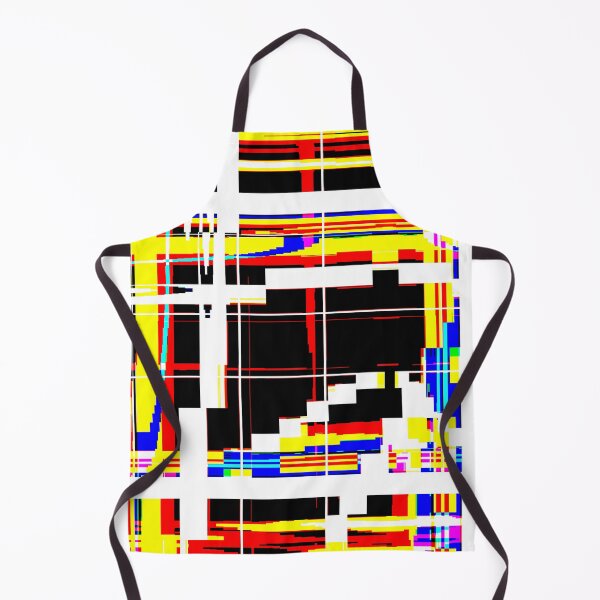 Item preview, Glitch Lines Colorful Geometic Abstract Art designed and sold by MusicArtAndGrind.