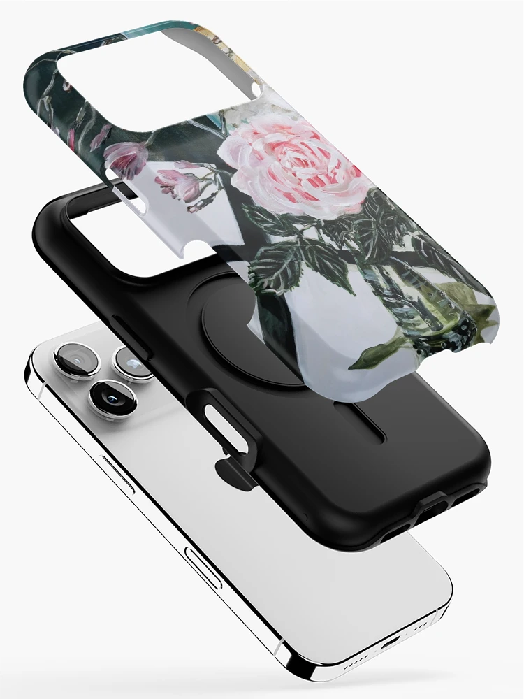 Thumbnail 2 of 4, iPhone Case, A VASE AND ROSES designed and sold by HSINLIN.