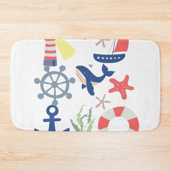 Item preview, Ocean Sea Life Aesthetic Canvas Coastal Beach Summer pattern designed and sold by ZANNIX.
