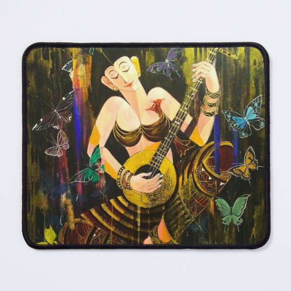 Item preview, Woman with Thai musical instruments. designed and sold by Theartlanna.