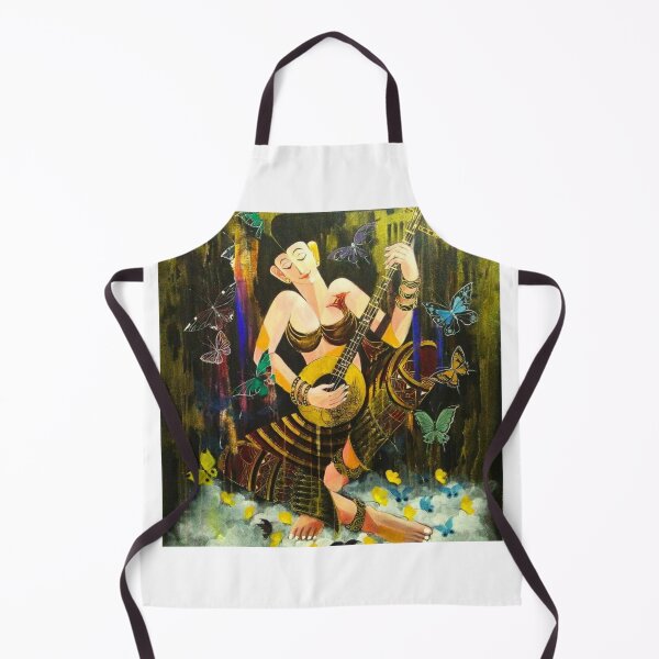 Item preview, Woman with Thai musical instruments. designed and sold by Theartlanna.