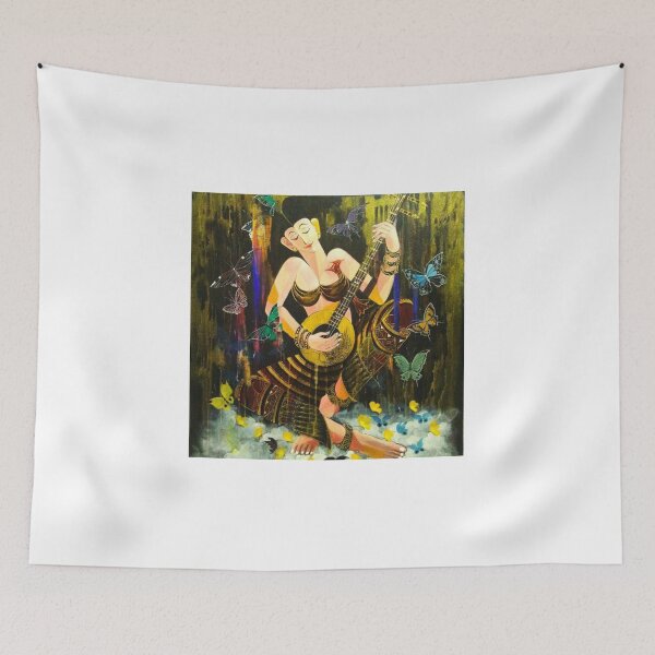 Item preview, Woman with Thai musical instruments. designed and sold by Theartlanna.