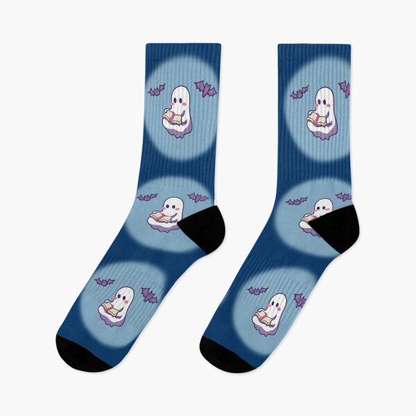 Item preview, Studying Ghost (blue background) designed and sold by Faeluna-Art.