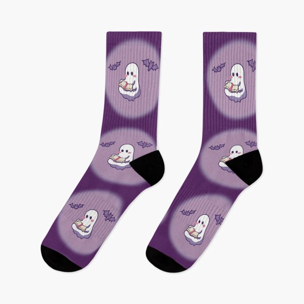 Item preview, Studying Ghost (purple background) designed and sold by Faeluna-Art.