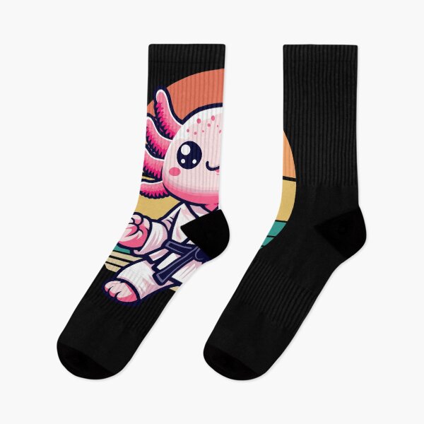 Item preview, Kawaii Axolotl Karate Funny Martial Arts Cute Taekwondo designed and sold by Dressed For  Duty.