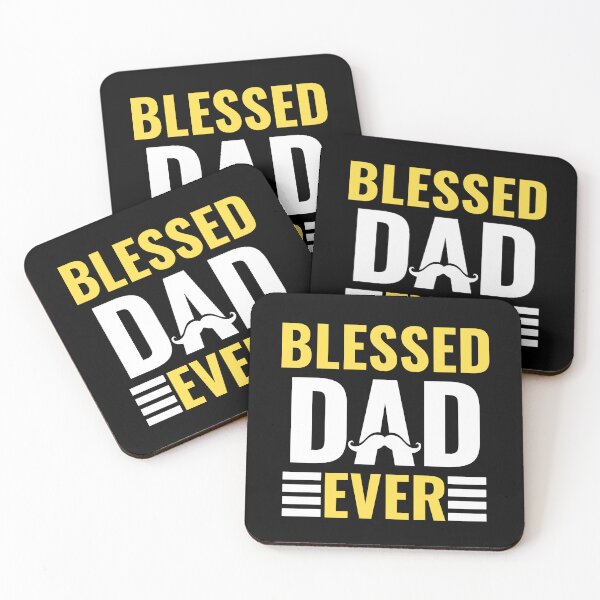 Item preview, Blessed Dad Ever, Christian Quotes, gifts.  designed and sold by MoriaStore.