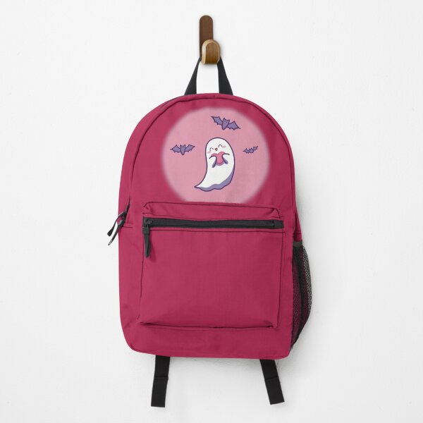 Item preview, Bashful Ghost (pink background) designed and sold by Faeluna-Art.
