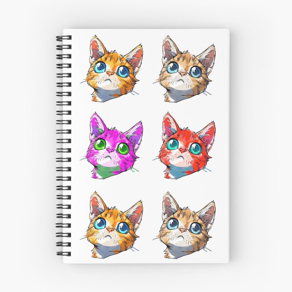 Item preview, Curious Cat Multicolored Sticker Pack designed and sold by ZEESDESIGN.