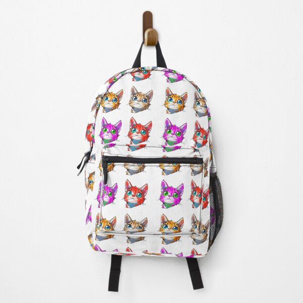 Item preview, Curious Cat Multicolored Sticker Pack designed and sold by ZEESDESIGN.