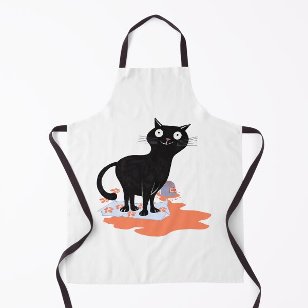 Item preview, black cat painter designed and sold by BessoChicca.