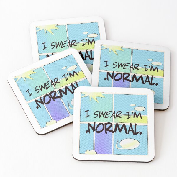 Item preview, I Swear I'm Normal designed and sold by LavenderLeaven.