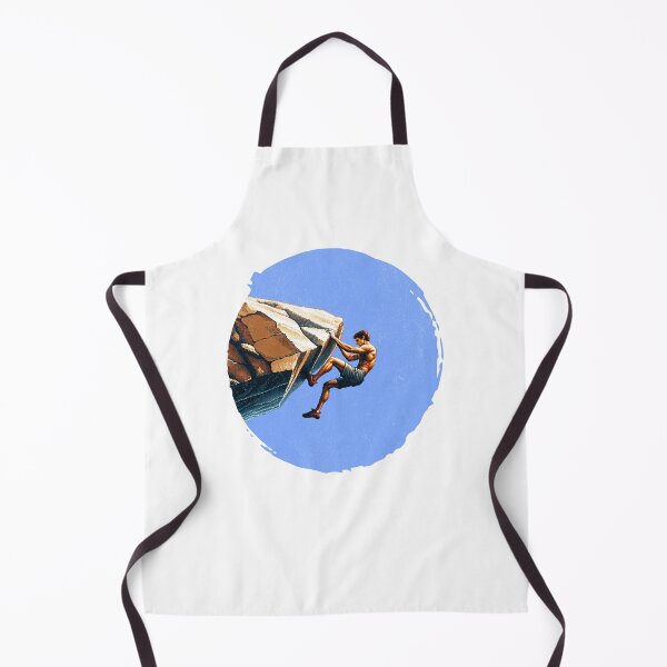 Artikelvorschau, Retro Kletterer Boulderer klettert am Fels outdoor pixelart entworfen und verkauft von Bouldershop.