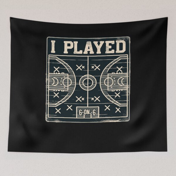 Item preview, I Played 6 On 6 Basketball Summer Vacation Sports Lover designed and sold by Dressed For  Duty.