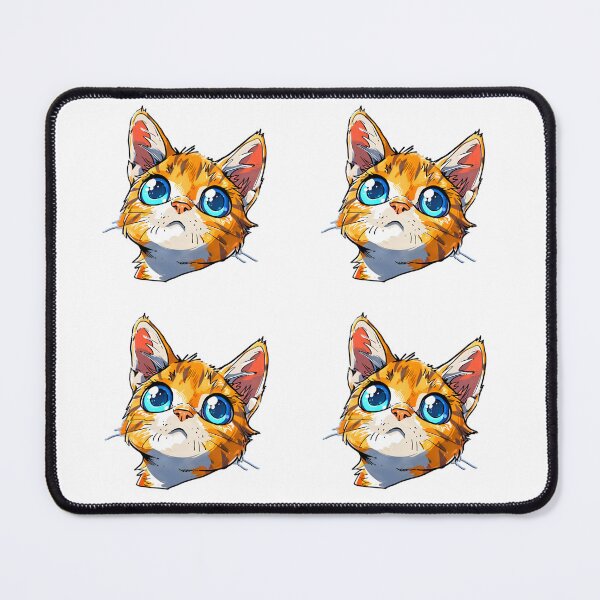 Item preview, Curious Cat Vibrant Yellow Sticker Pack Large designed and sold by ZEESDESIGN.