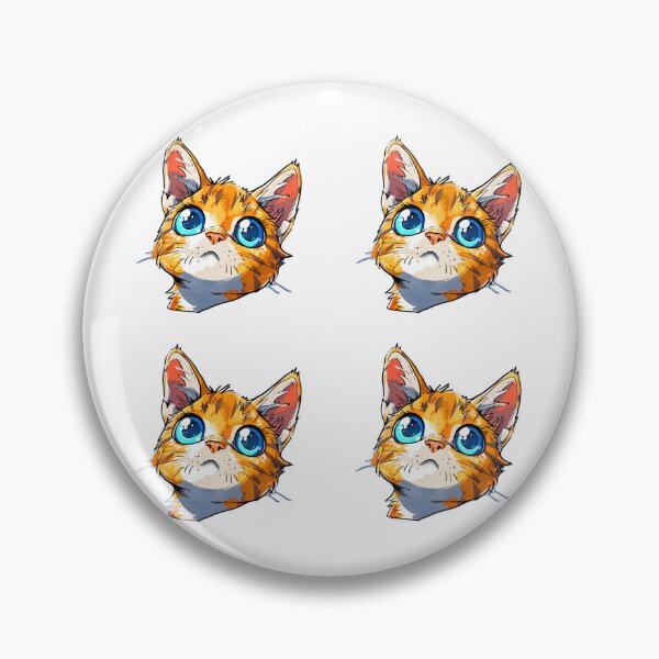 Item preview, Curious Cat Vibrant Yellow Sticker Pack Large designed and sold by ZEESDESIGN.