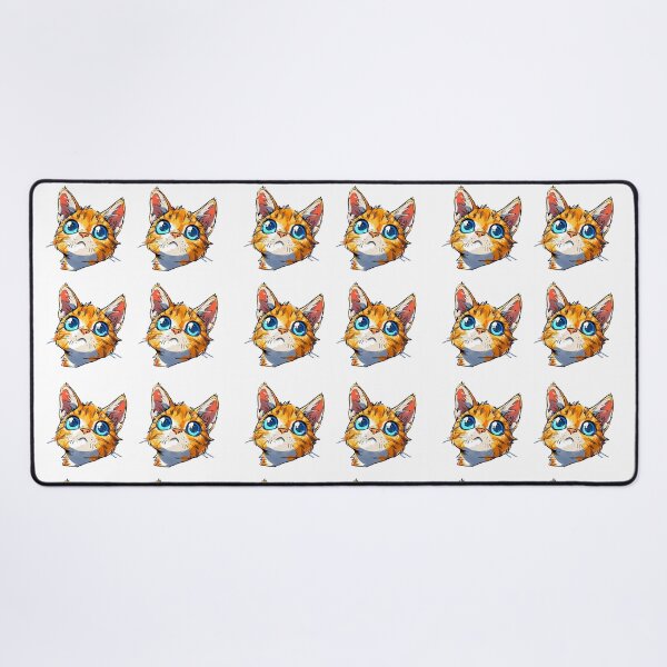 Item preview, Curious Cat Vibrant Yellow Sticker Pack Large designed and sold by ZEESDESIGN.