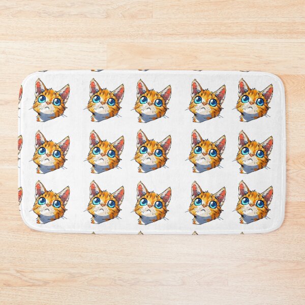 Item preview, Curious Cat Vibrant Yellow Sticker Pack Large designed and sold by ZEESDESIGN.