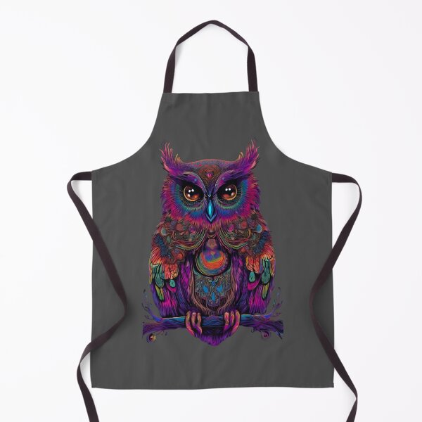 Item preview, Psychedelic owl designed and sold by RiffZoom.