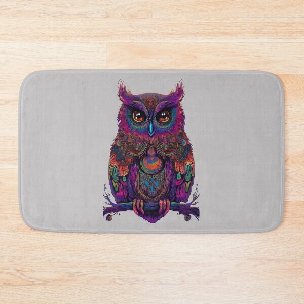Item preview, Psychedelic owl designed and sold by RiffZoom.