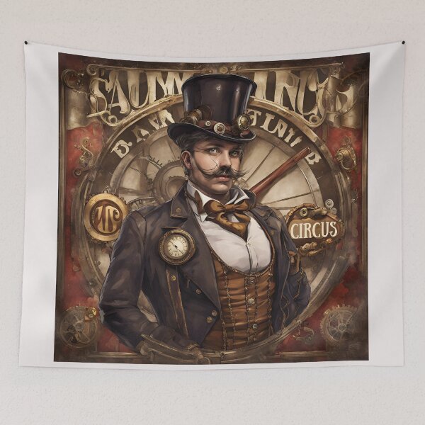 Item preview, Steam Circus Under the Moon designed and sold by FitEnvy.