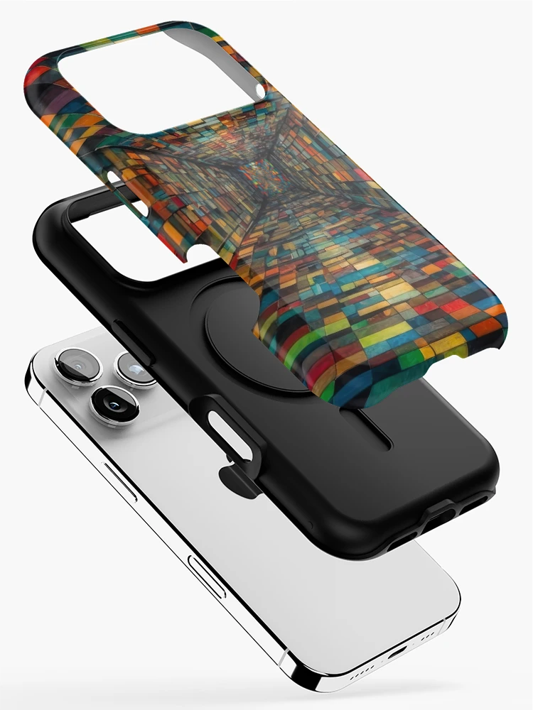 Thumbnail 2 of 4, iPhone Case, Color Blocks no4 designed and sold by Glenburn Graphics.