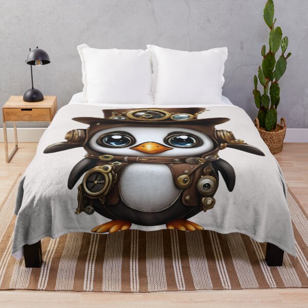 Item preview, Steampunk Penguin: Gear Up for Adventure! designed and sold by FitEnvy.