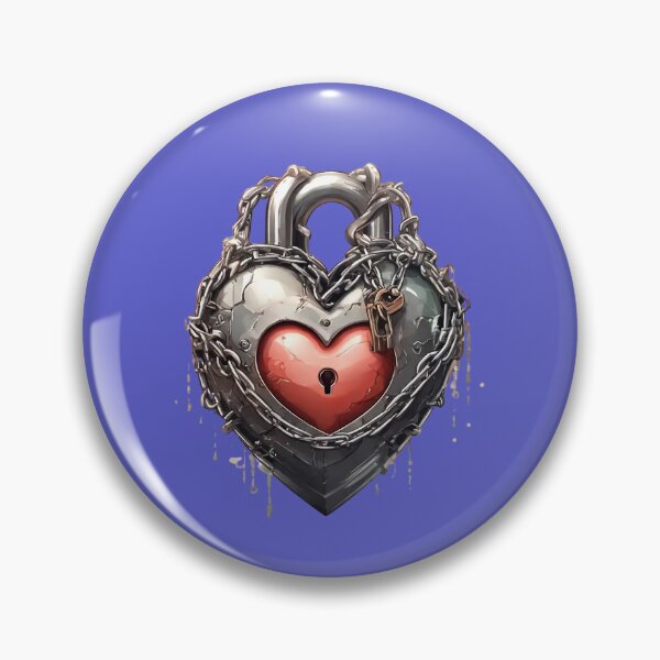 Item preview, Chain Locked Heart  designed and sold by Digiheart.