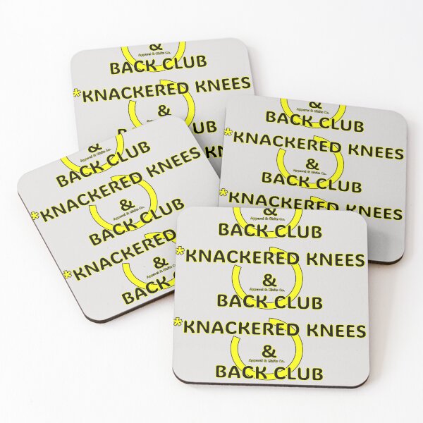 Item preview, Knacker Knees & Back Club designed and sold by Buckers Apparel & Gizits.