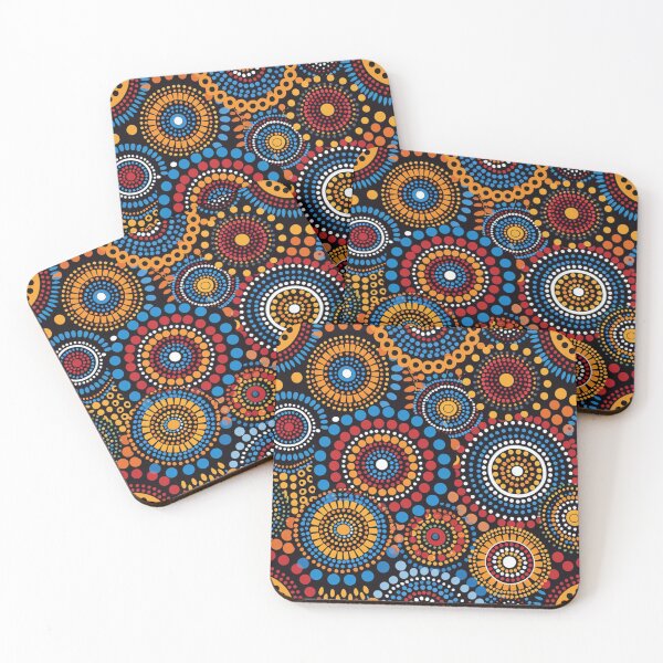 Item preview, Aboriginal Inspired Dot Art - Various Flowers designed and sold by GrinGalore.