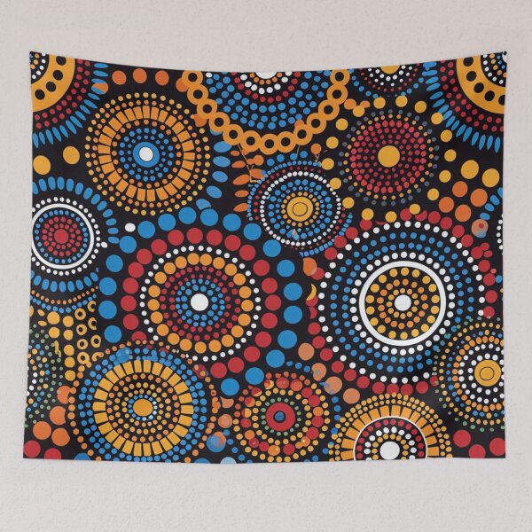 Item preview, Aboriginal Inspired Dot Art - Various Flowers designed and sold by GrinGalore.