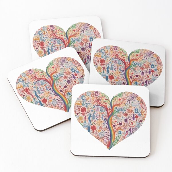 Aperçu de l'œuvre Coeur génial mignon créée et vendue par Digiheart.