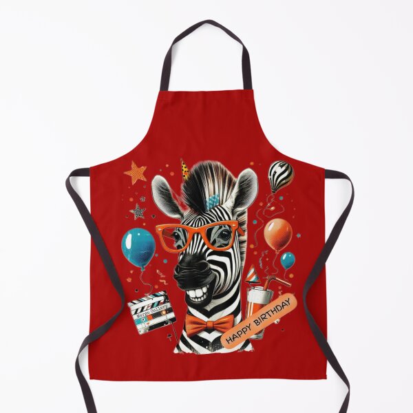 Item preview, ZEBRA HAPPY BIRTHDAY designed and sold by MargoGallery.