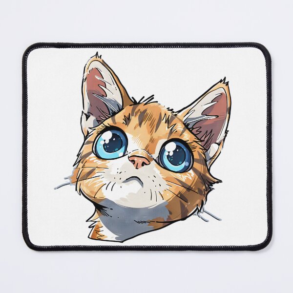 Item preview, Curious Cat Yellow Large designed and sold by ZEESDESIGN.