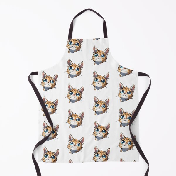 Item preview, Curious Cat Yellow Large designed and sold by ZEESDESIGN.