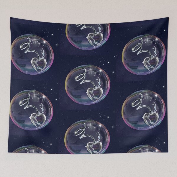Item preview, A clear heart in a bubble designed and sold by Toom289.