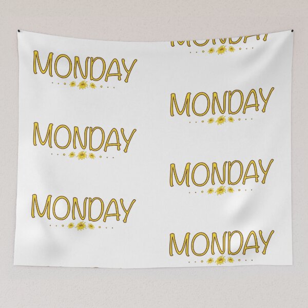 Item preview, Monday Weekdays Yellow Flower designed and sold by Fransyn.