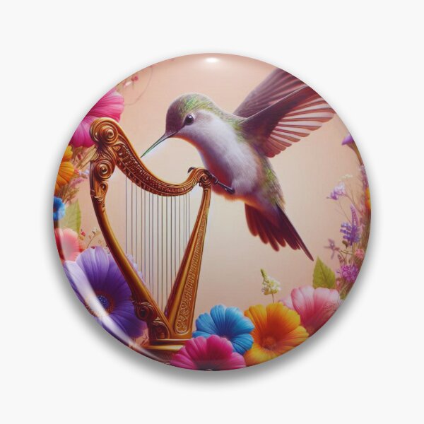 Item preview, Harping Hummingbird designed and sold by Em Phics.