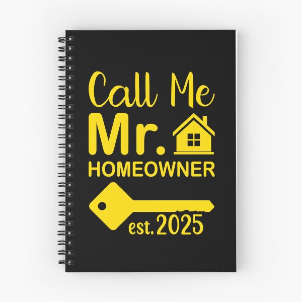 Item preview, Call Me Mr Homeowner 2025 - in yellow designed and sold by EmeraldeaArt.