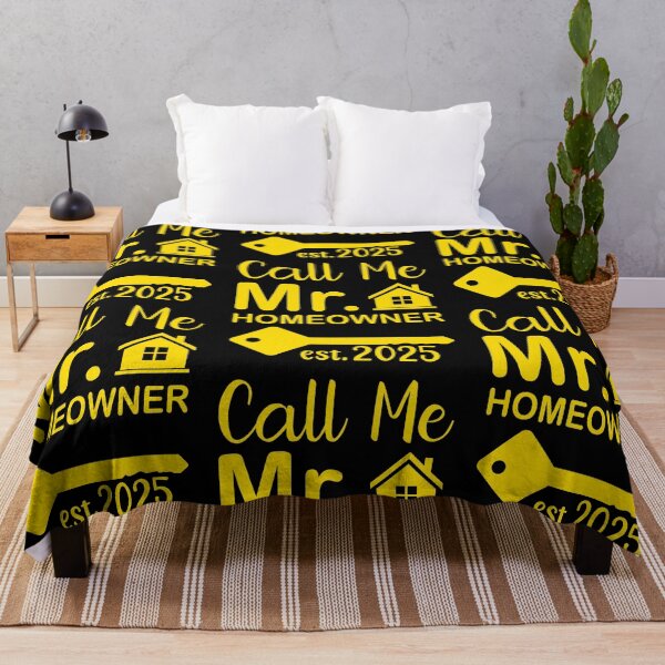 Item preview, Call Me Mr Homeowner 2025 - in yellow designed and sold by EmeraldeaArt.