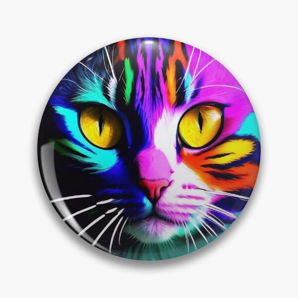 Item preview, Multicolored Abstract Cat designed and sold by M-Y-A-R-T-.