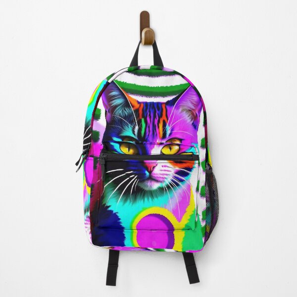 Item preview, Multicolored Abstract Cat designed and sold by M-Y-A-R-T-.