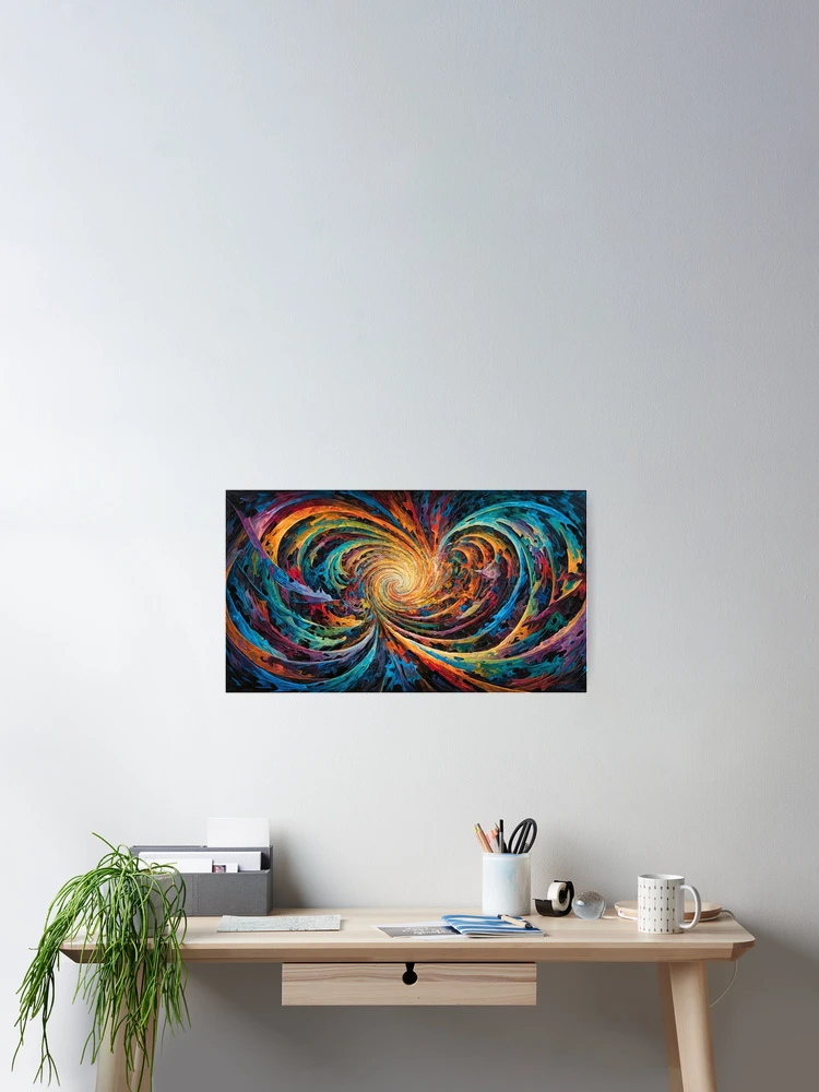 Thumbnail 2 of 3, Poster, Color Abstracts no 1 designed and sold by Glenburn Graphics.