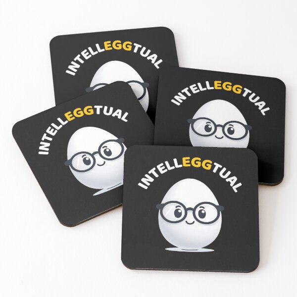 Item preview, Funny Egg Cartoon "IntelleEGGtual" designed and sold by Ingridpd.