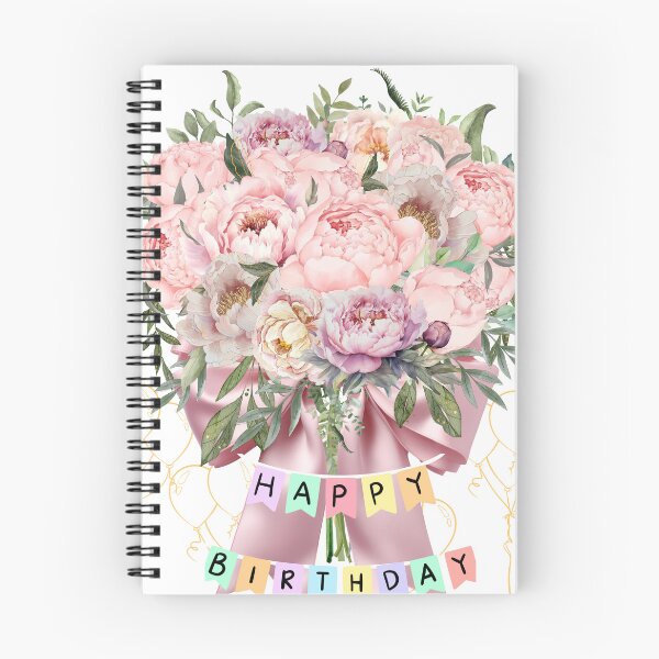 Item preview, Happy Birthday Flower bouquet designed and sold by AgaKra.