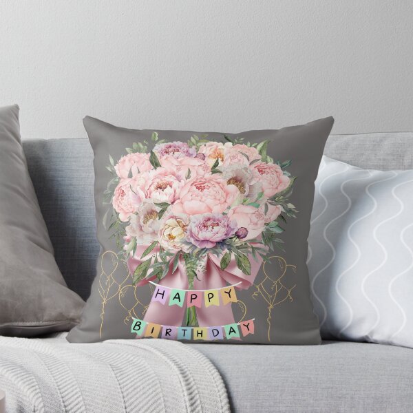 Item preview, Happy Birthday Flower bouquet designed and sold by AgaKra.
