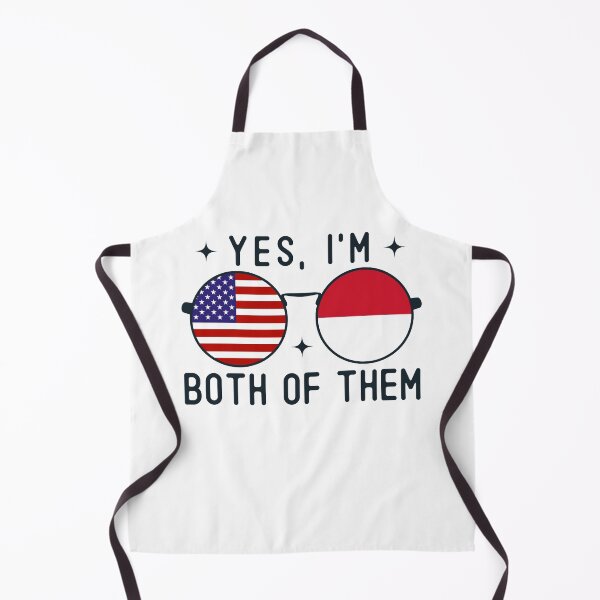 Item preview, Yes I'm Both Of Them American Indonesian designed and sold by OX-tright.