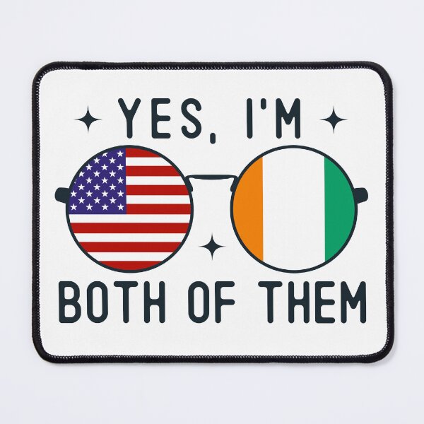 Item preview, Yes I'm Both Of Them American Ivorian designed and sold by OX-tright.