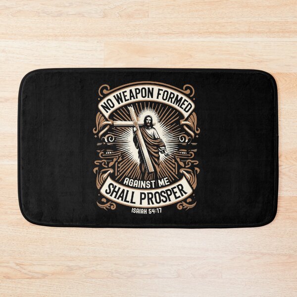 Item preview, No Weapon Formed Against Me Shall Prosper Christian Faith designed and sold by Dressed For  Duty.